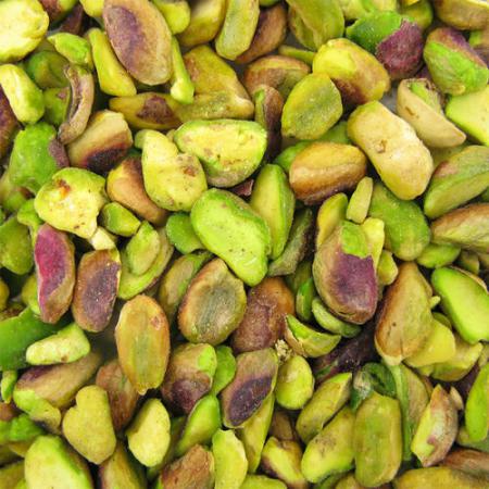 green peeled pistachio kernel production